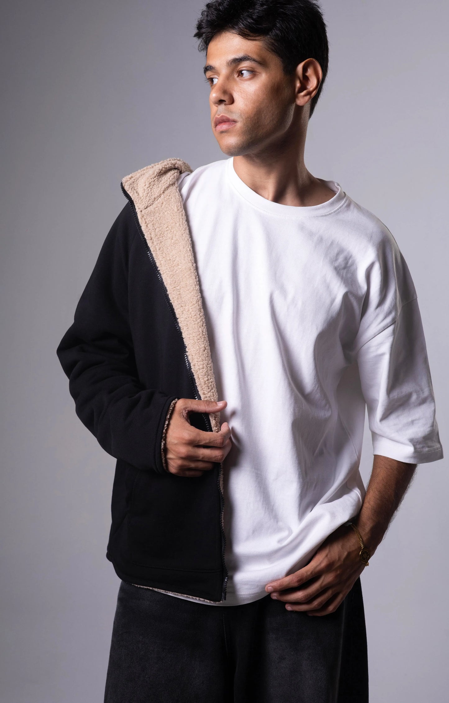 Beige Double Face Jacket