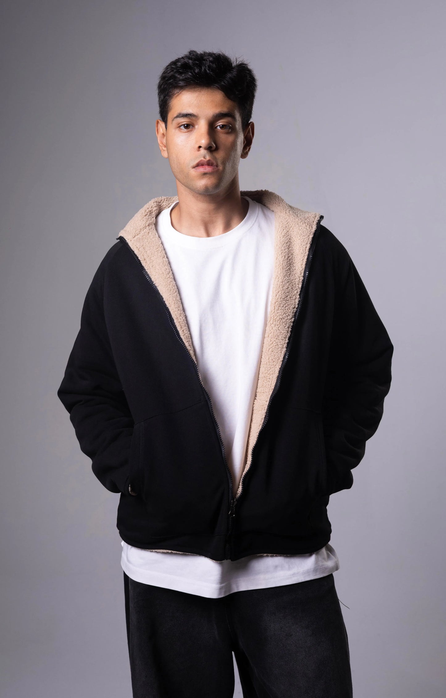 Beige Double Face Jacket