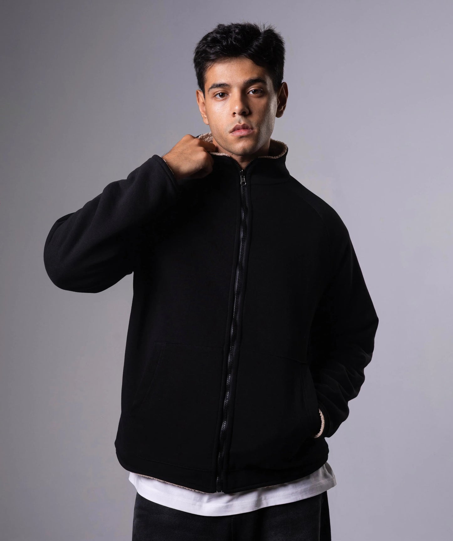 Beige Double Face Jacket