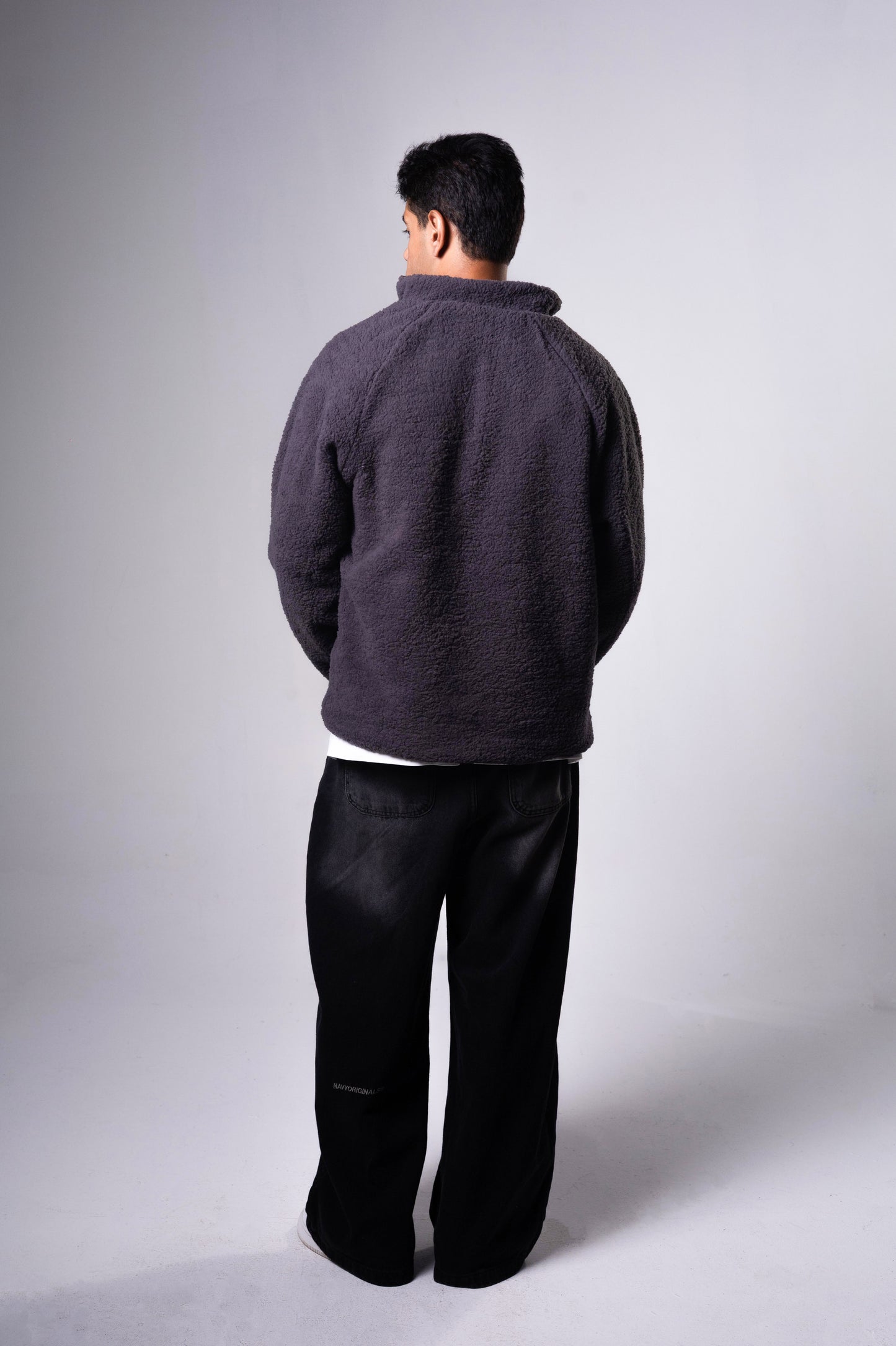 Grey Double Face Jacket