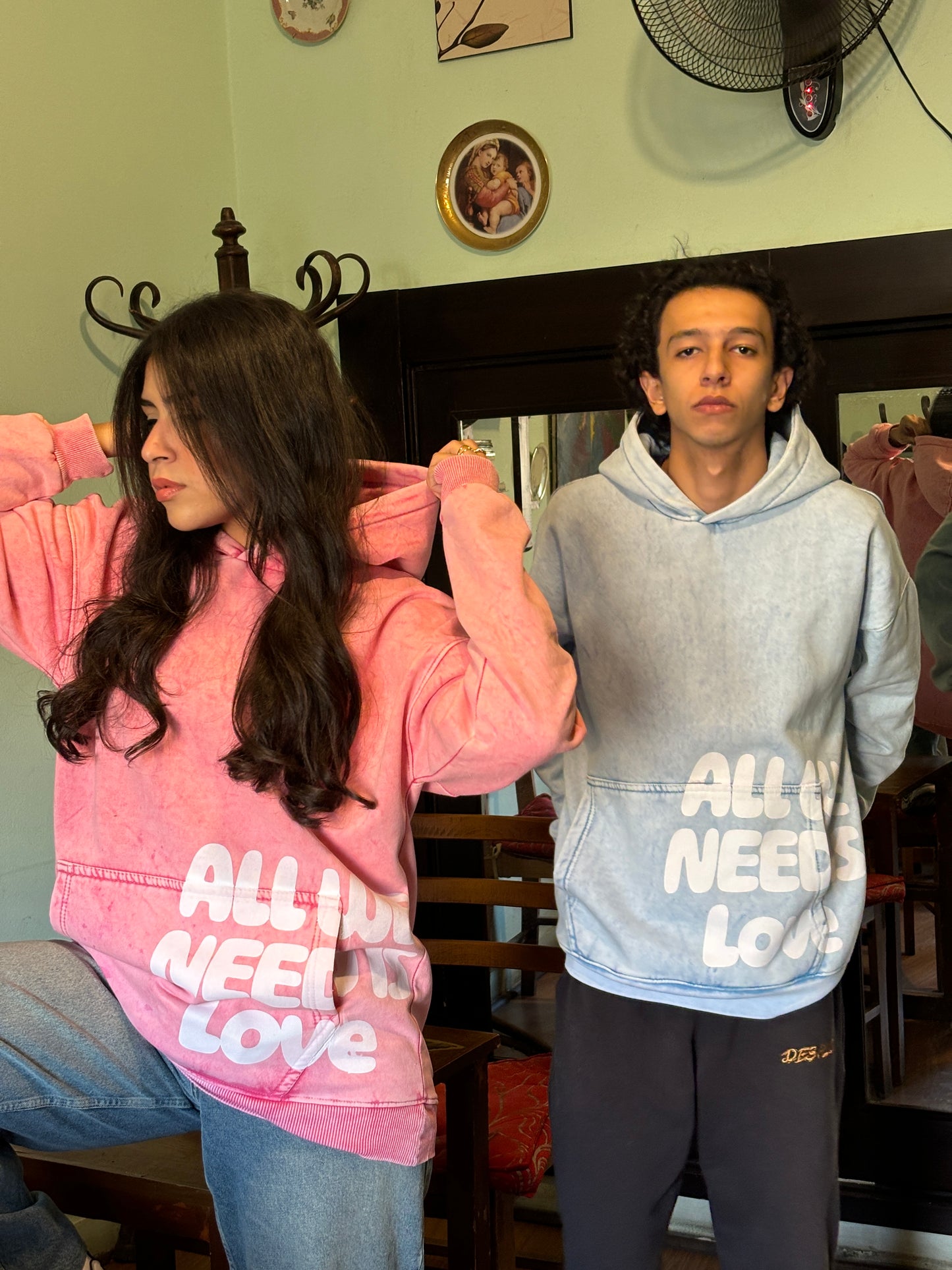 All We Need Is Love Hoodie (Acid)