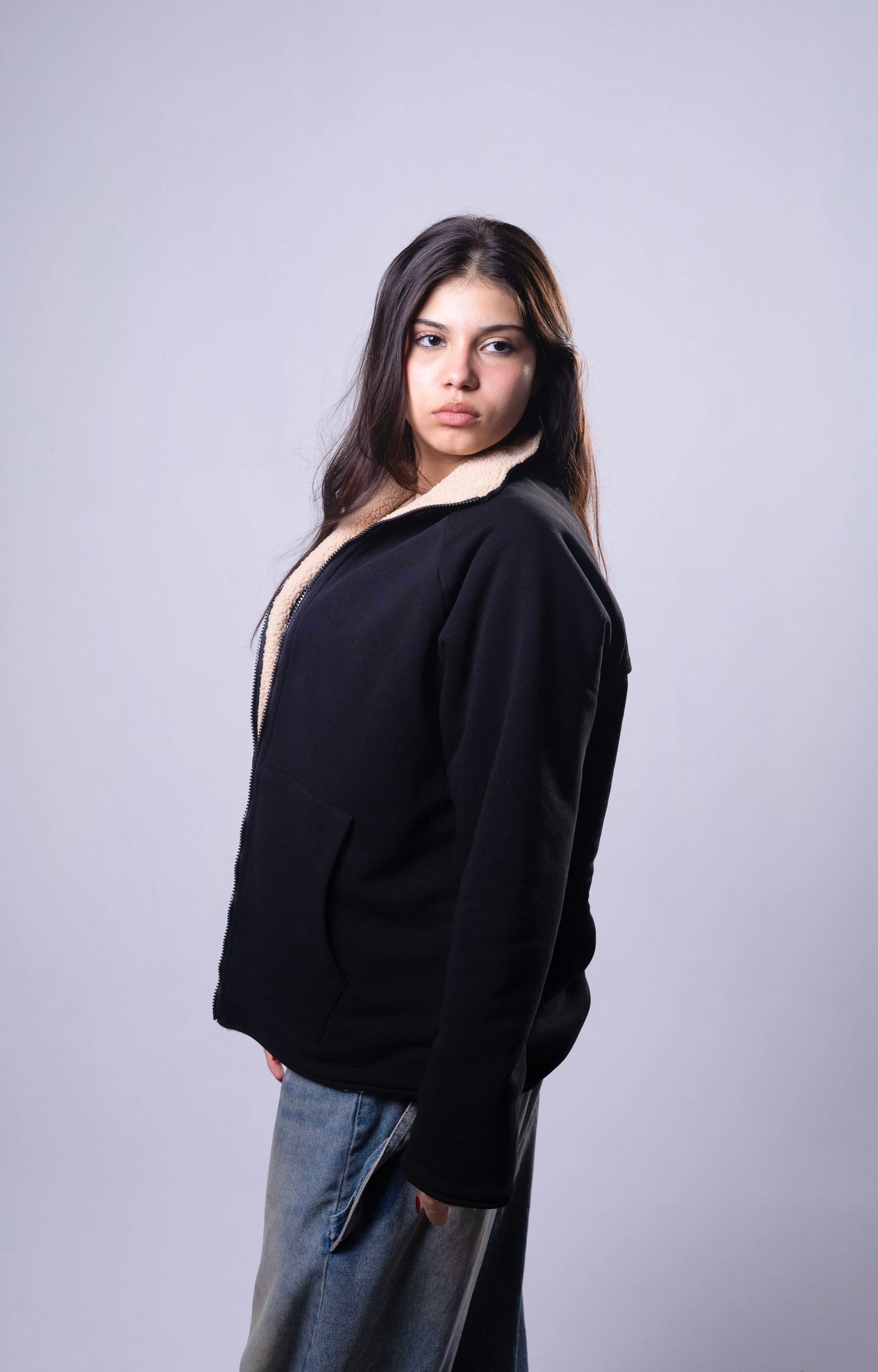 Beige Double Face Jacket