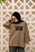 Muted Olive Modest Oversized Tees