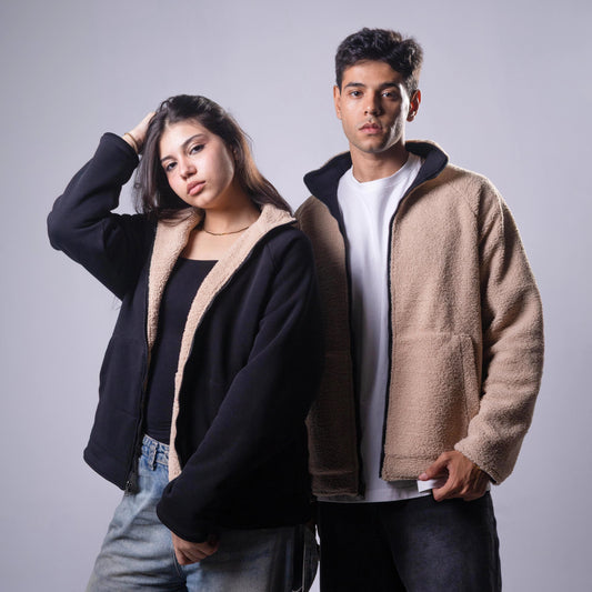 Beige Double Face Jacket