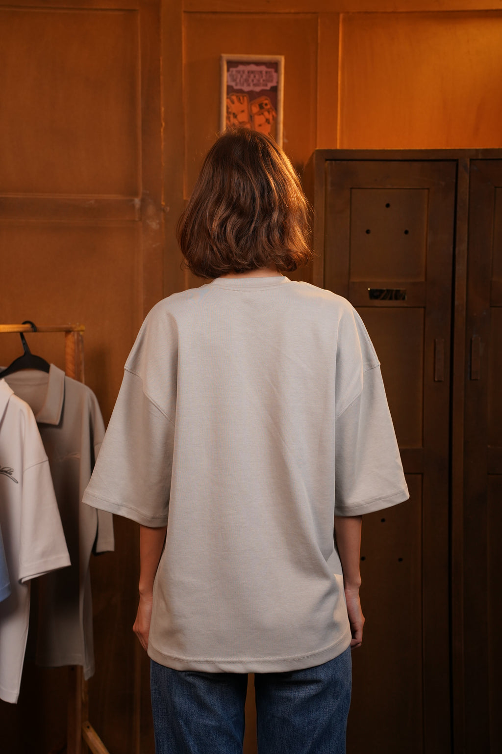 Deshlo T-Shirt Light Grey