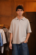 Light Grey Polo T-Shirt