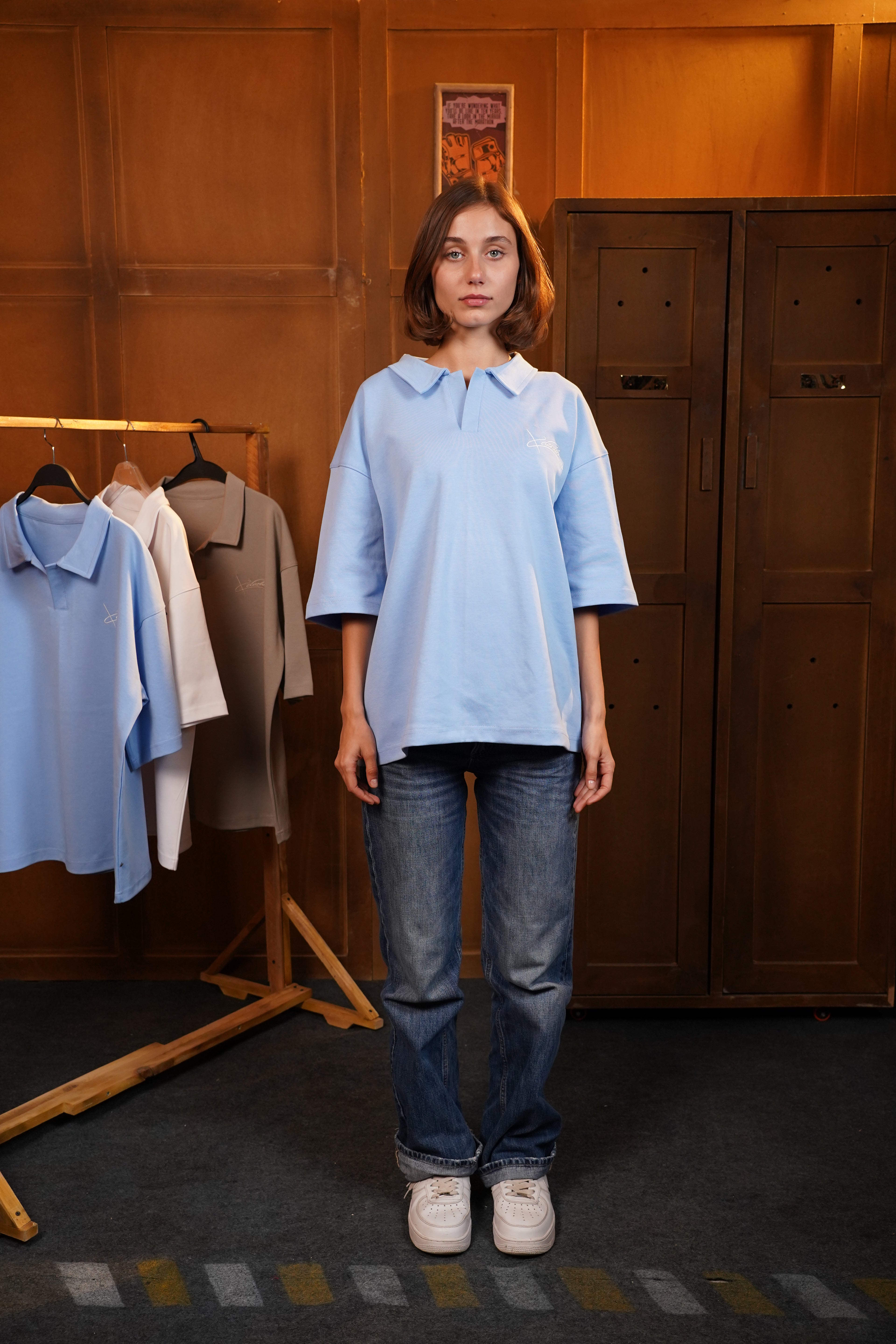 Baby Blue Polo T-Shirt