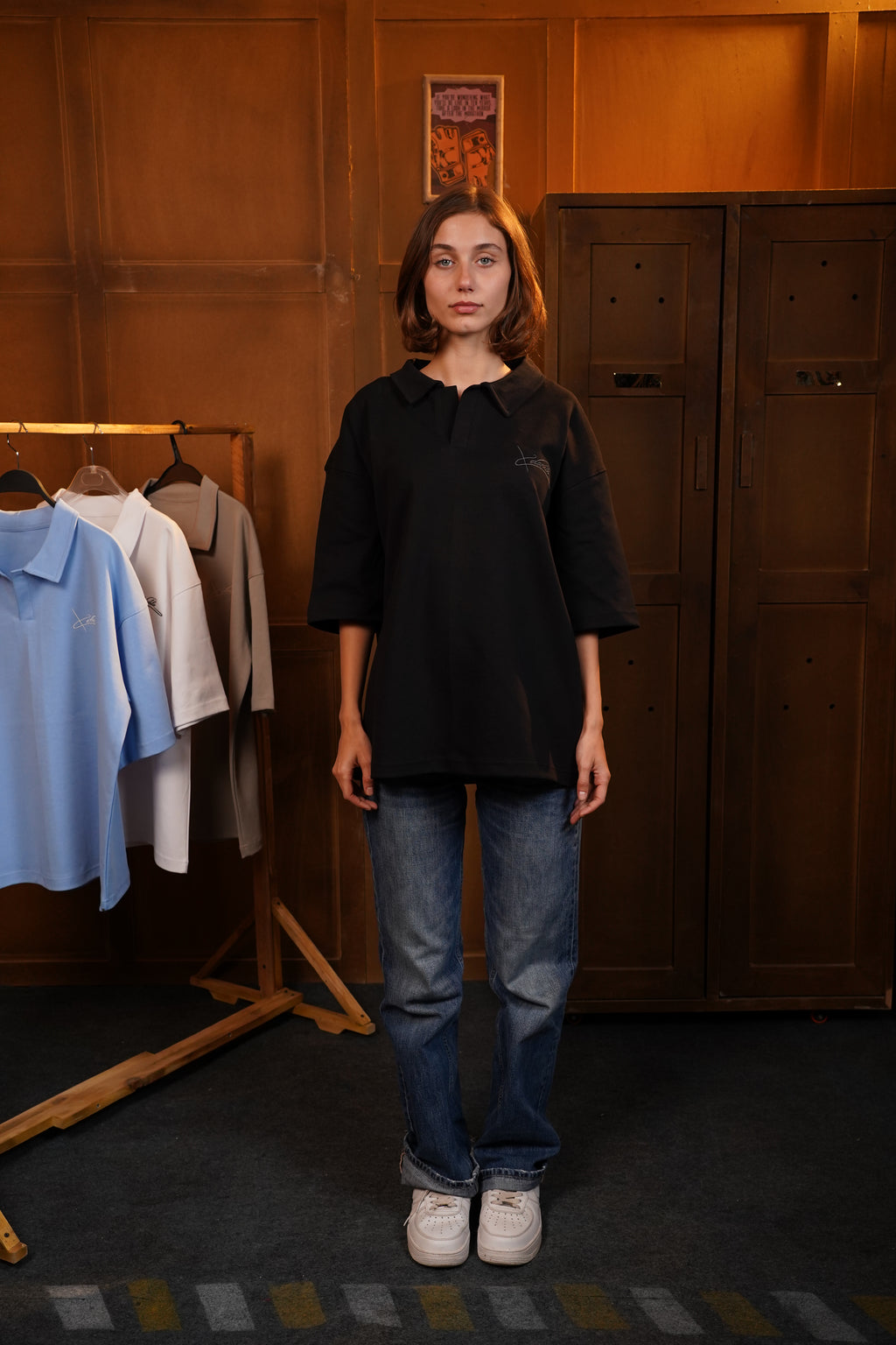 Black Polo T-Shirt