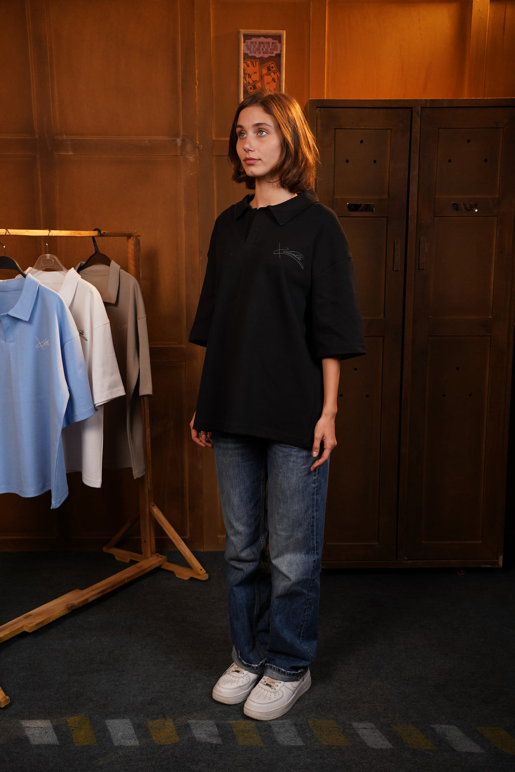 Black Polo T-Shirt