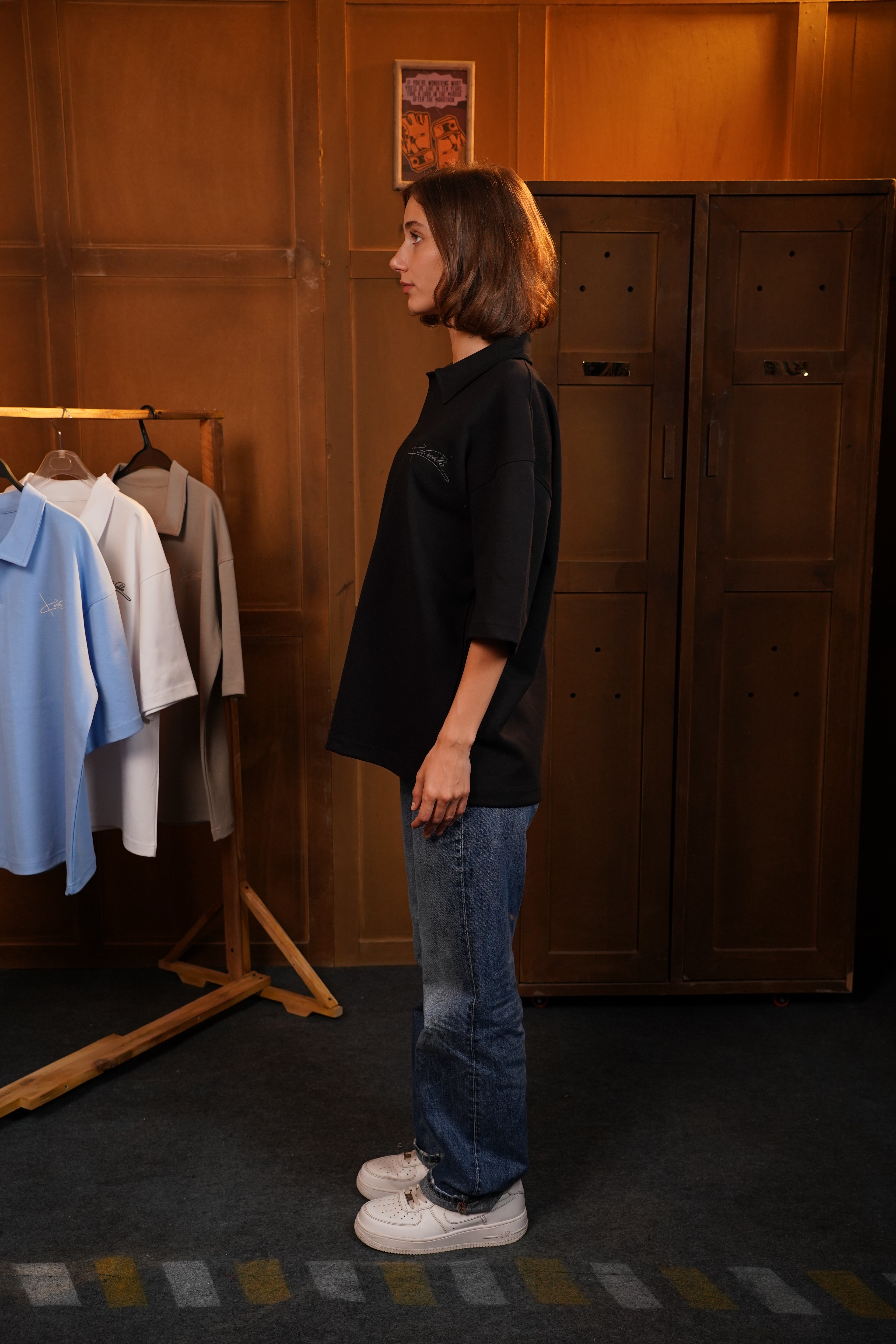 Black Polo T-Shirt
