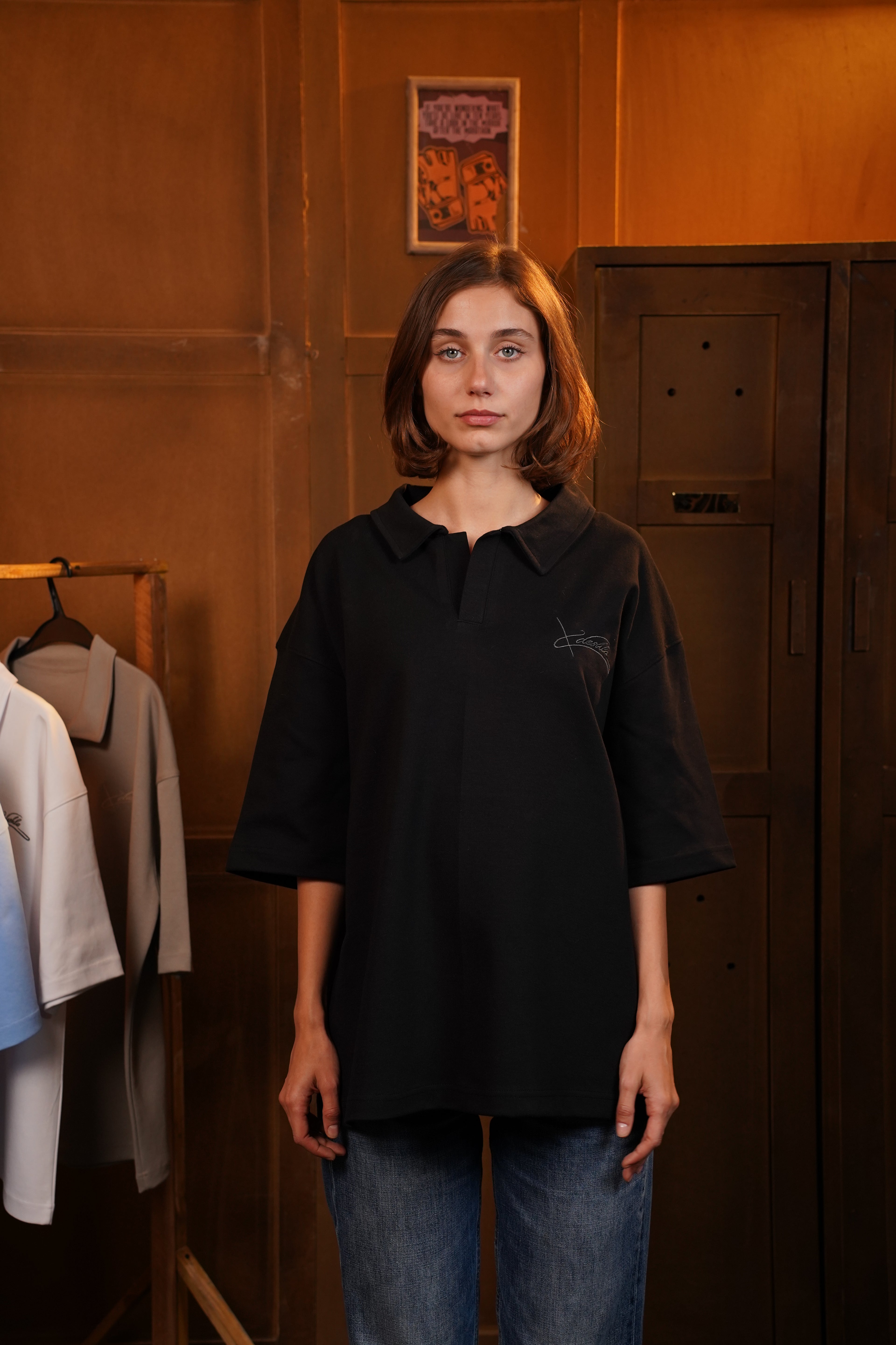 Black Polo T-Shirt