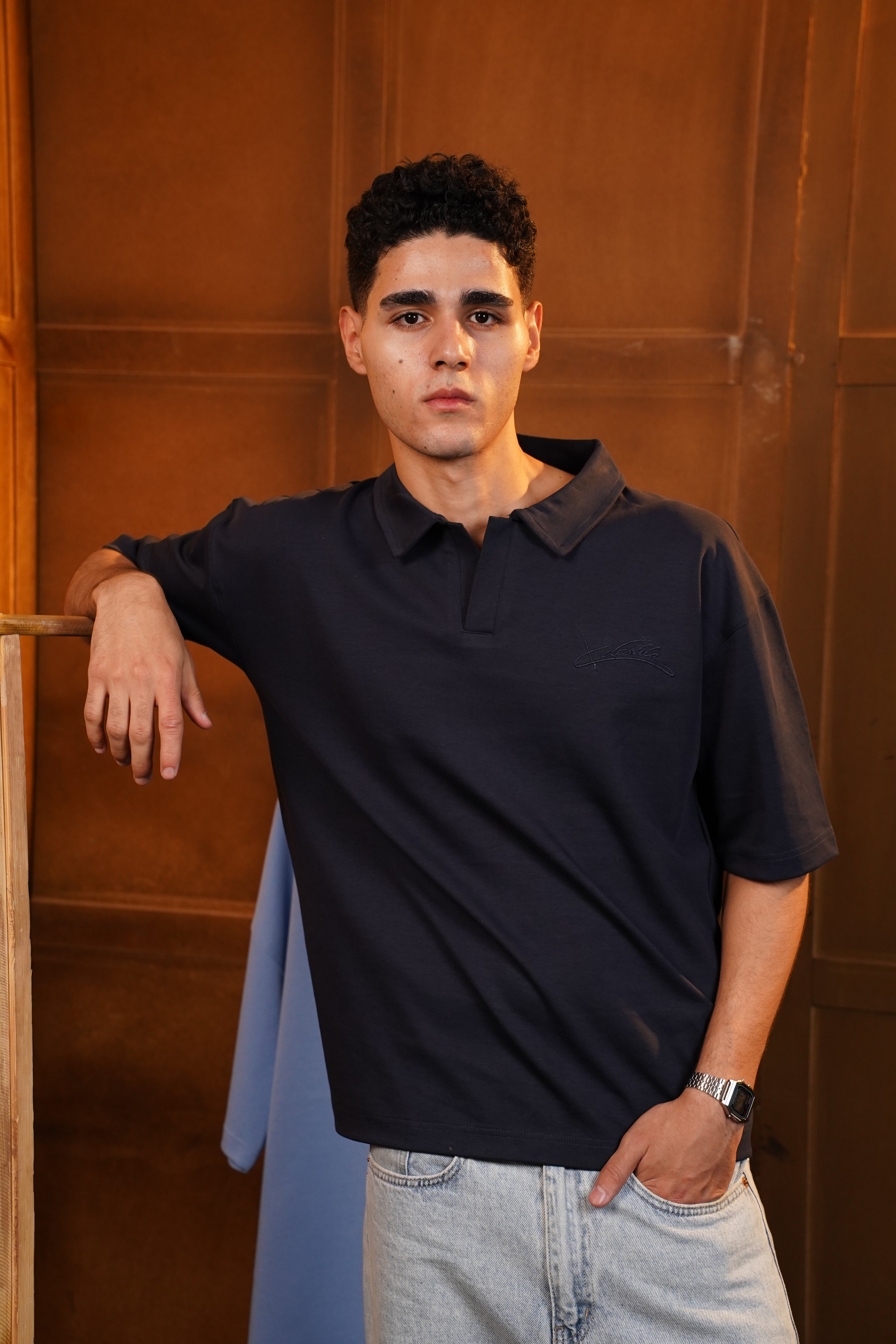 Navy Polo T-Shirt