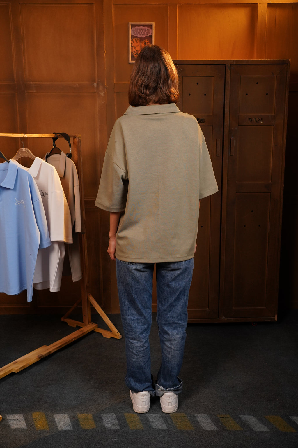 Muted Olive Polo T-Shirt