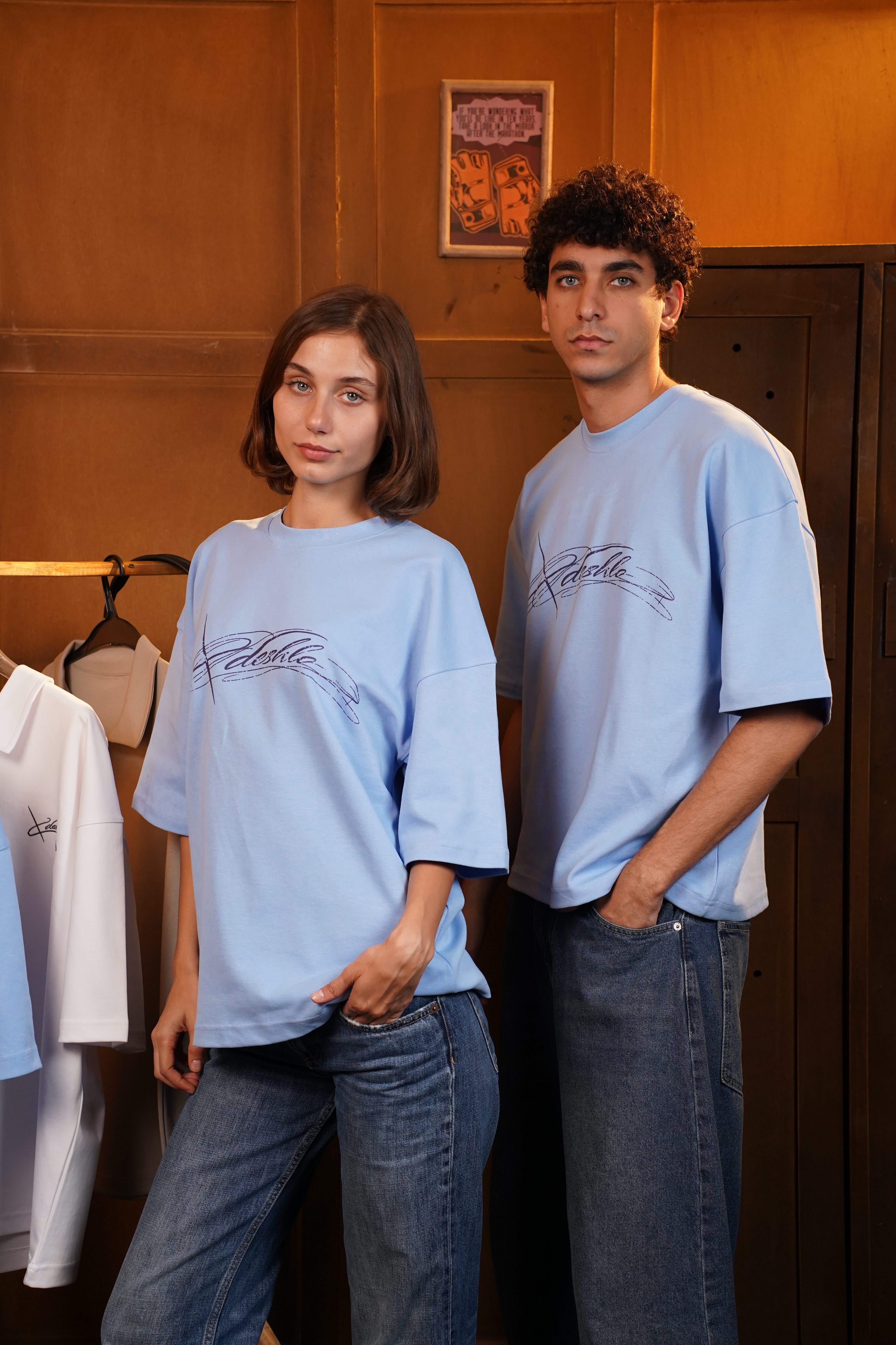 Deshlo T-Shirt Baby Blue