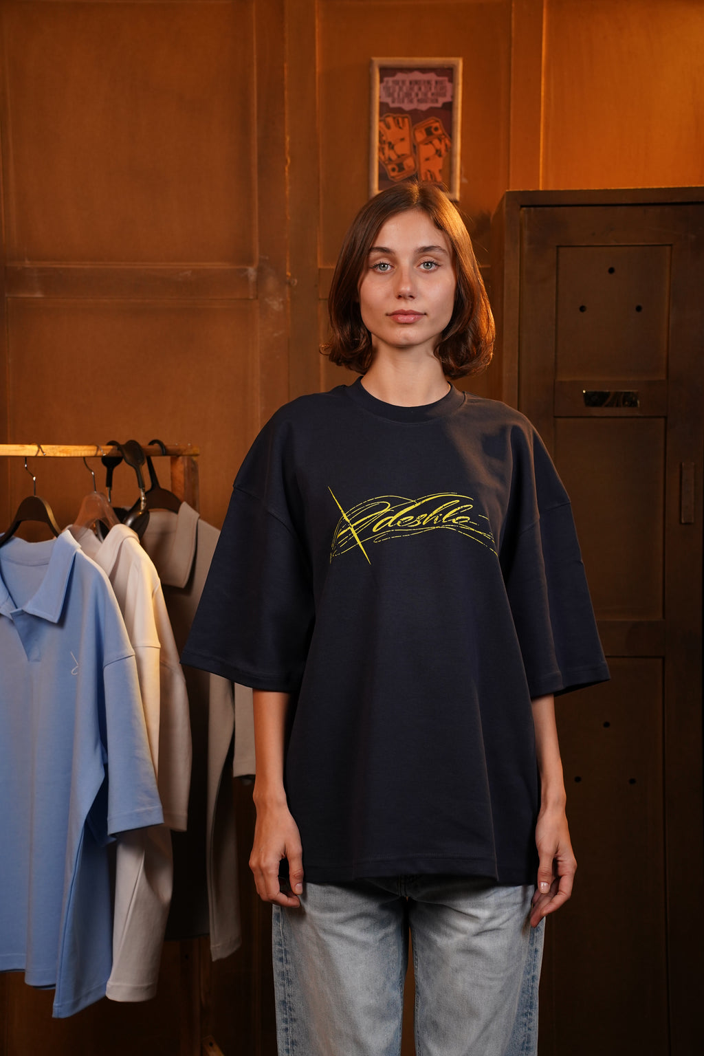 Deshlo T-Shirt Navy