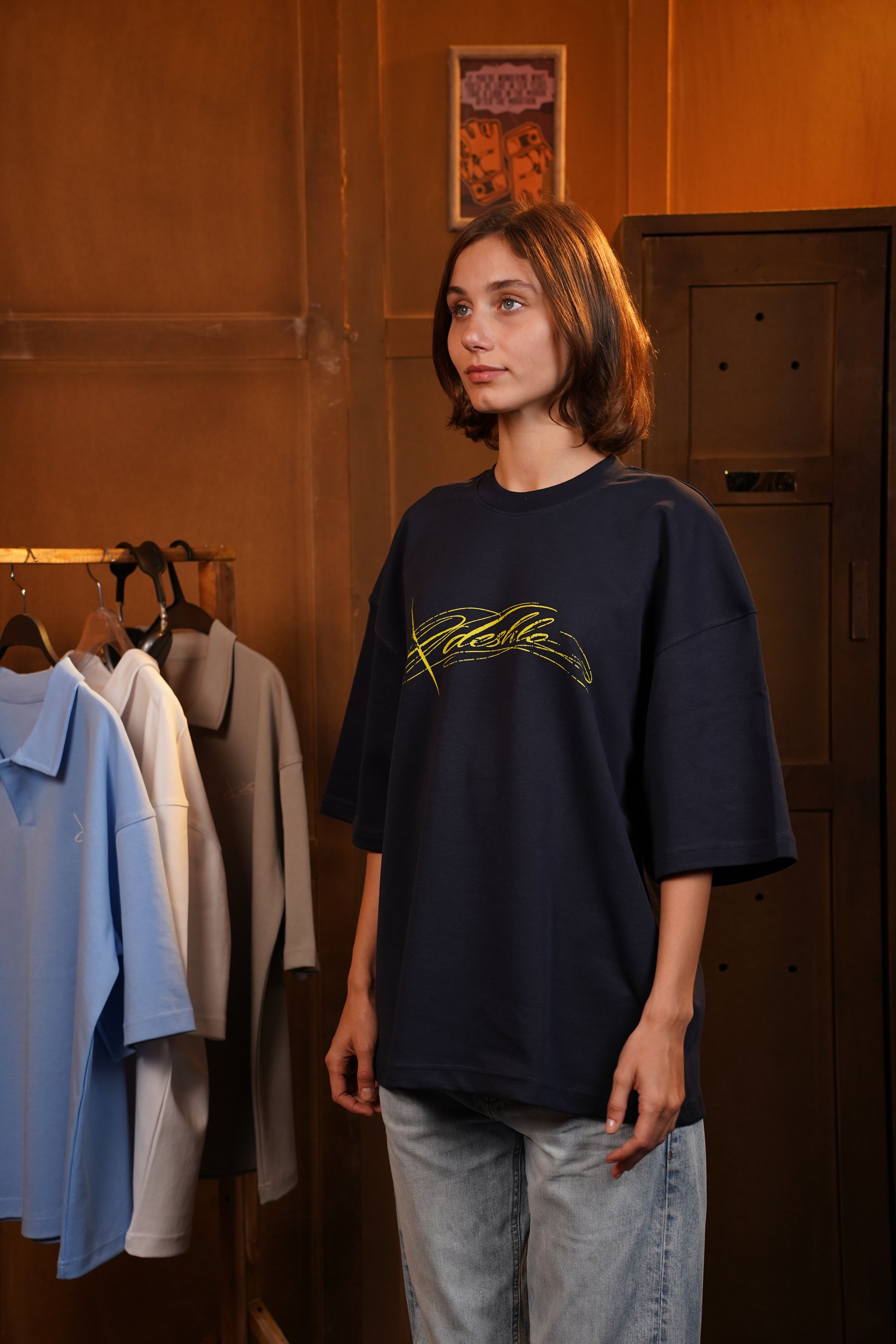 Deshlo T-Shirt Navy