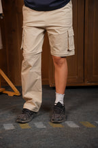 Beige Short-lon