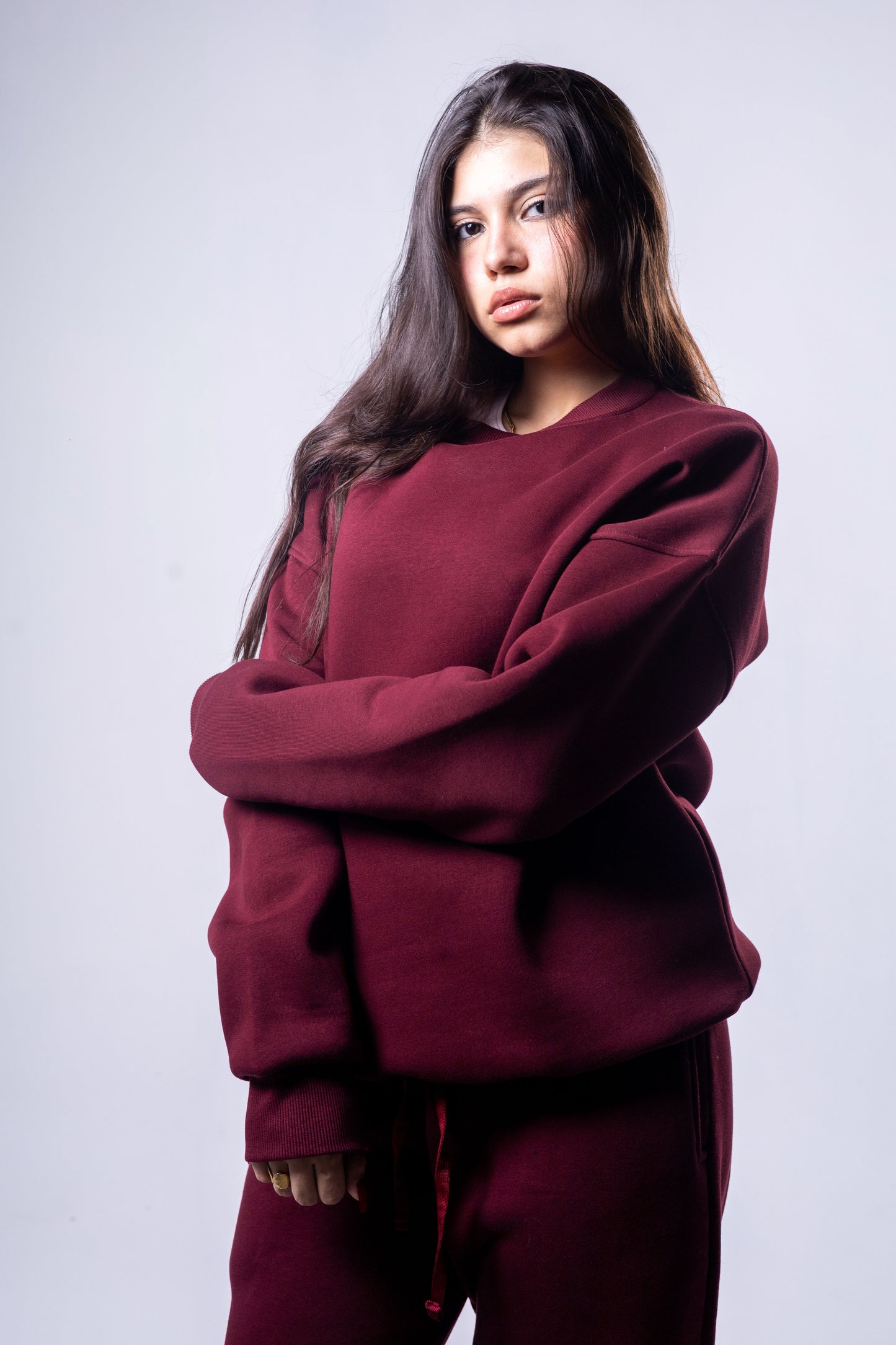 Burgundy Crewneck