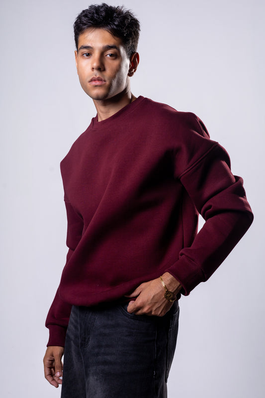 Burgundy Crewneck