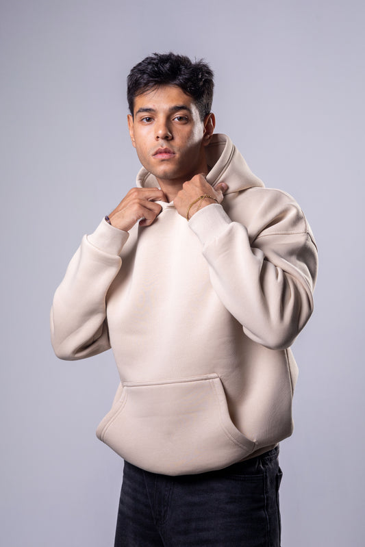 Beige Hoodie