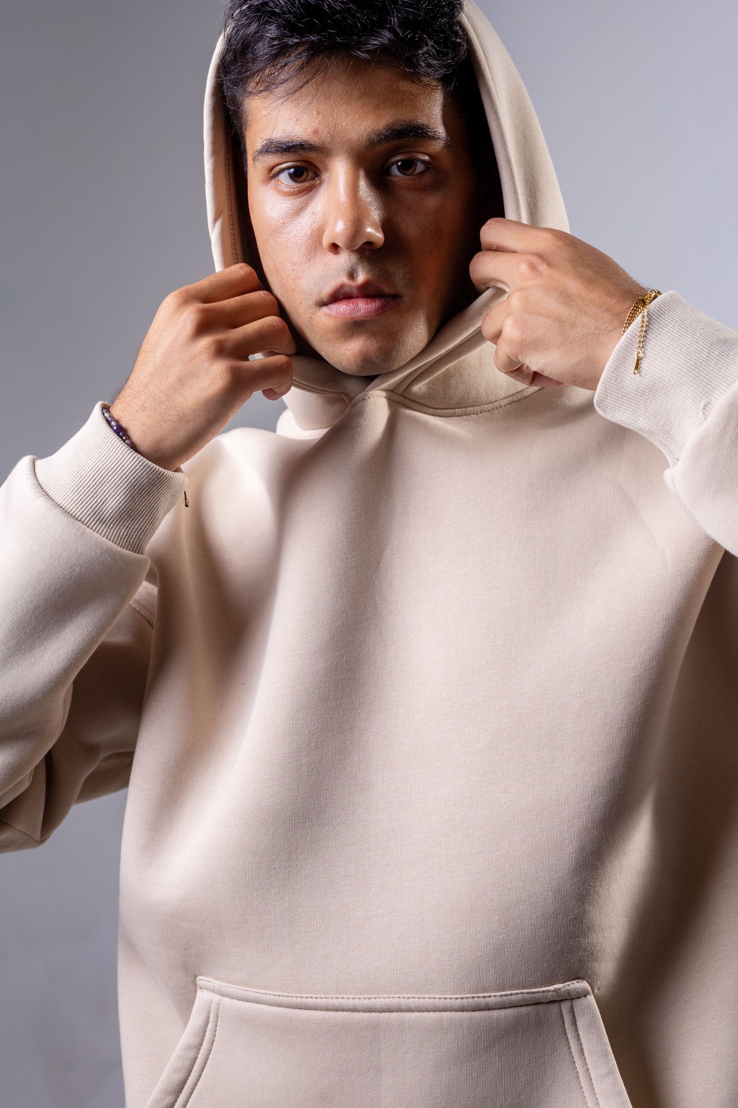 Beige Hoodie