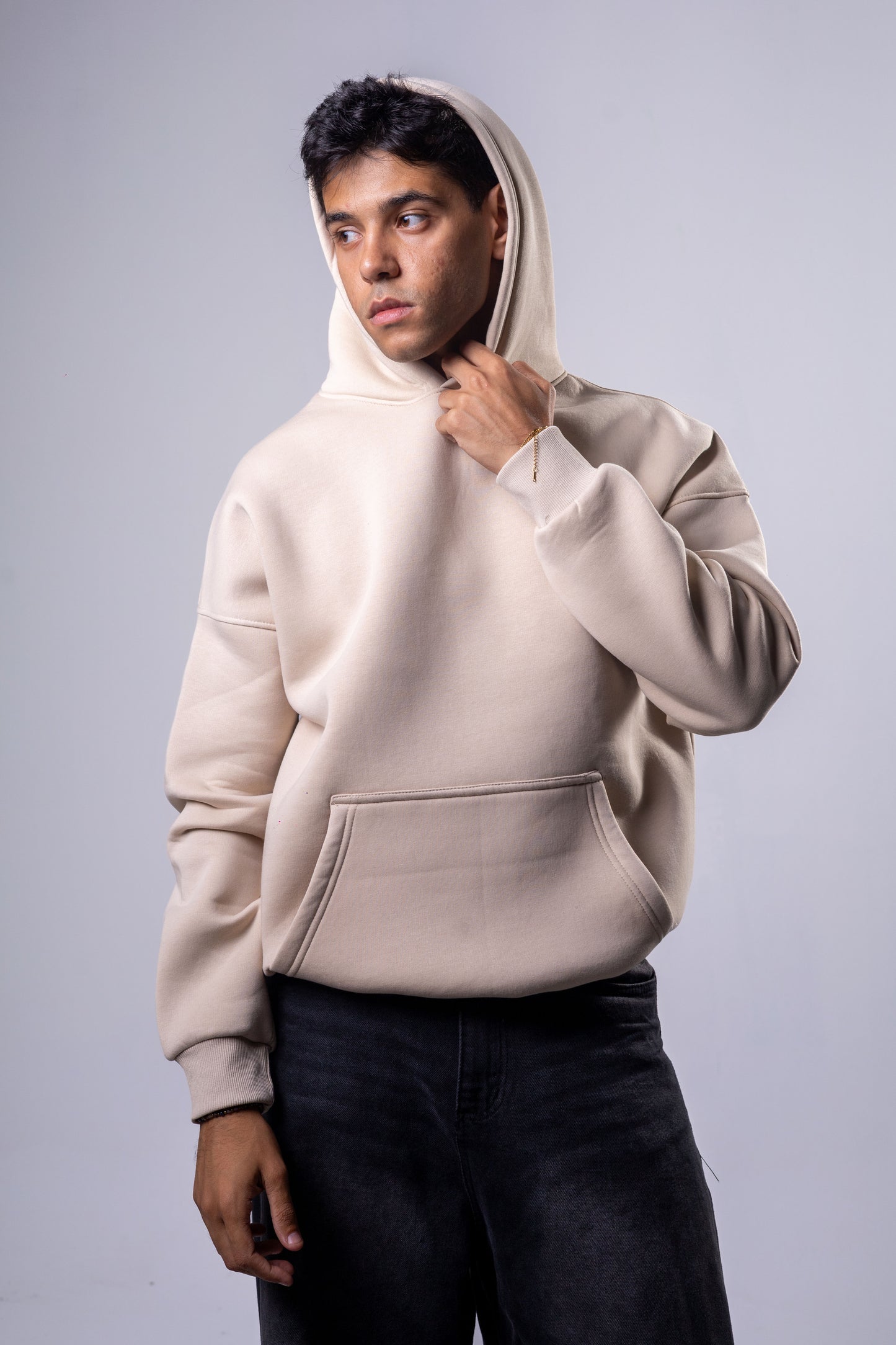 Beige Hoodie