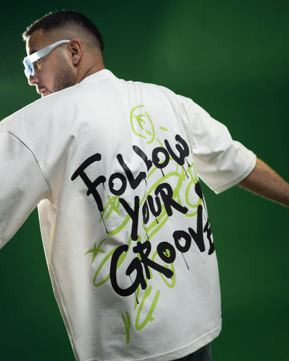 Follow your Groove Oversized T-Shirt - DESHLO