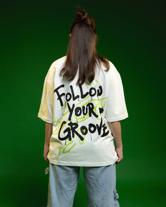 Follow your Groove Oversized T-Shirt - DESHLO