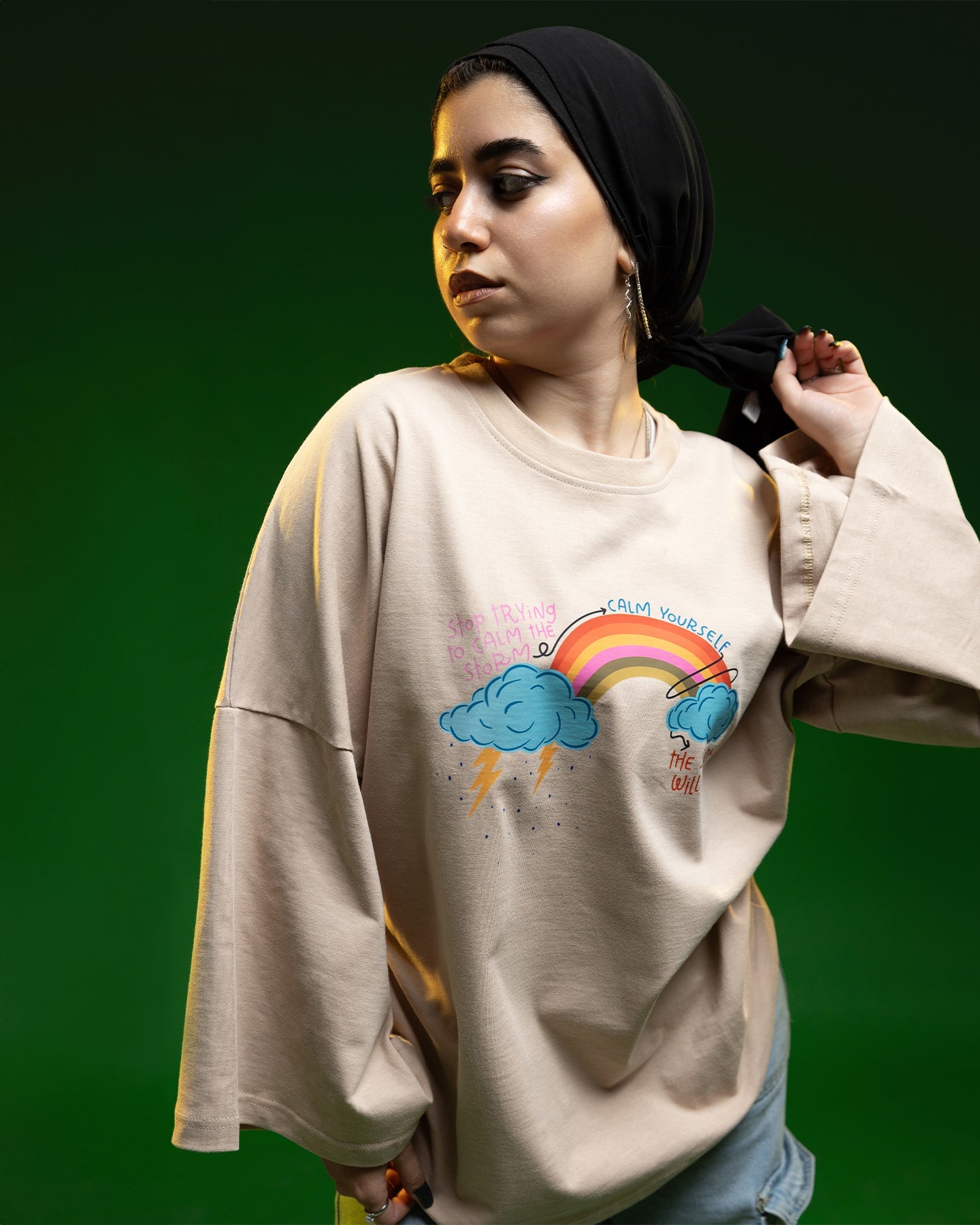 Long Sleeve Oversized T-Shirt - DESHLO